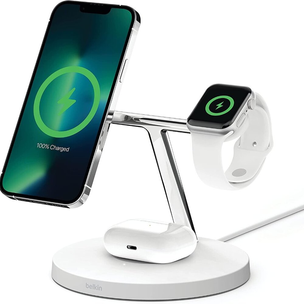 Belkin Boost charge pro 3 in 1 wireless charger with magsafe
